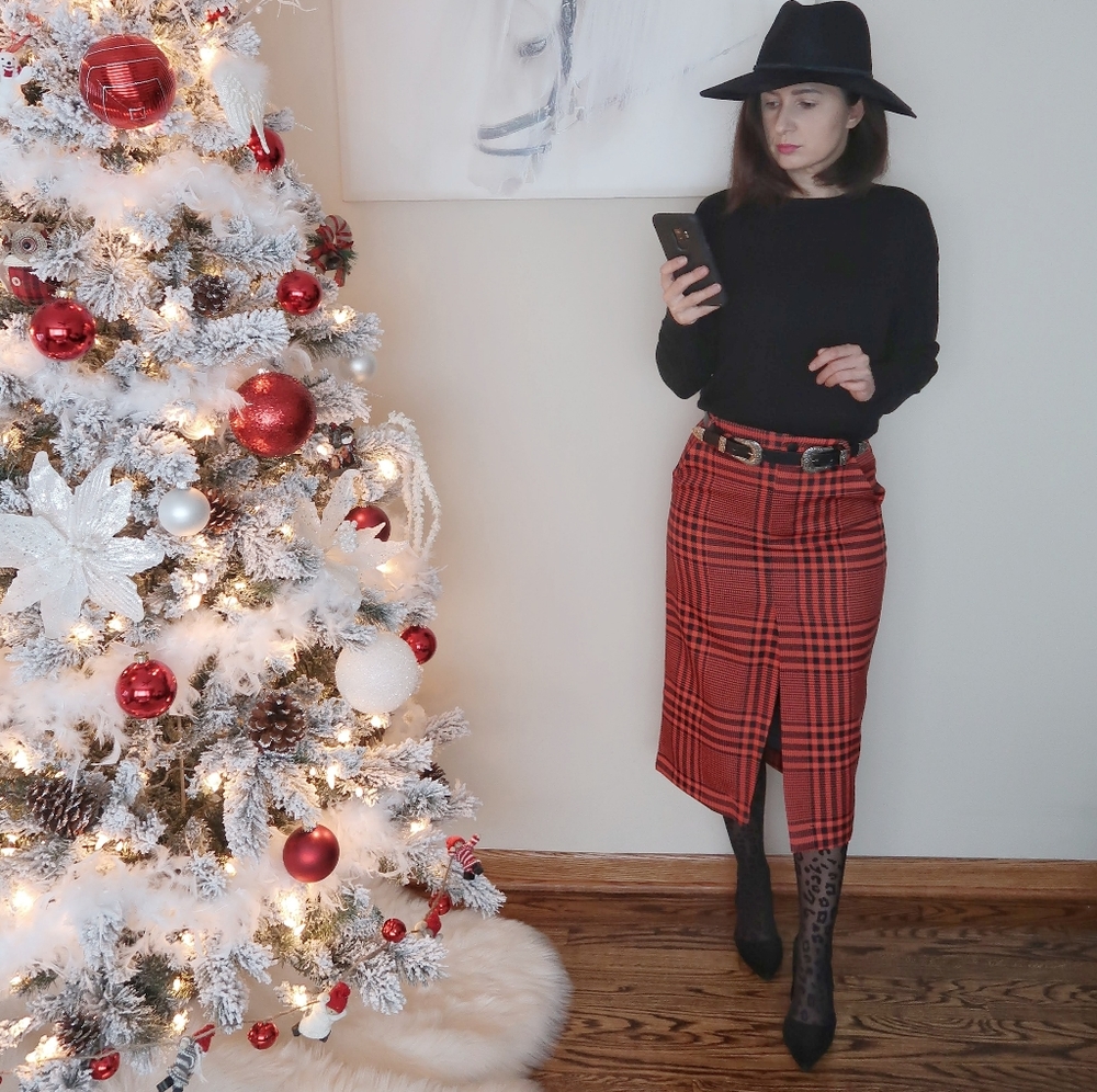 Telma Plaid Skirt